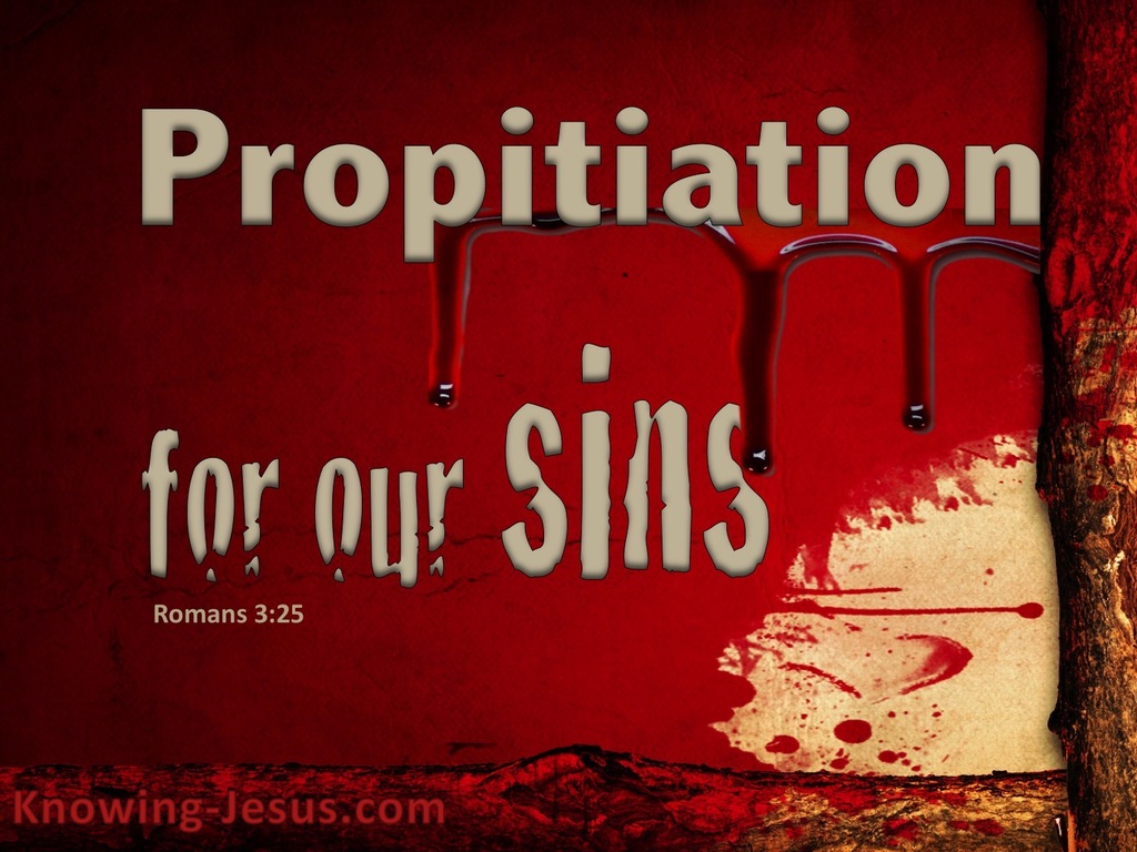 Romans 3:25 Propitiation For Our Sins (red)